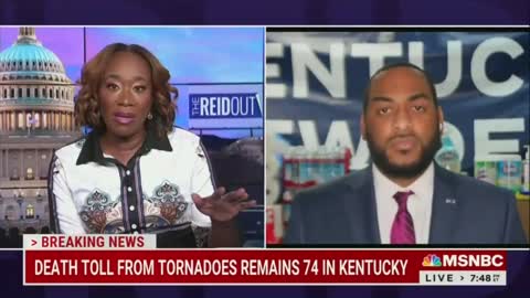 Joy Reid says the catastrophic tornadoes in Kentucky are due to "climate collapse."