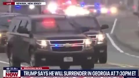 Trump Surrenders In Georgia At 7:30pm ET