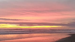 Beautiful sunset Lincoln city oregon!