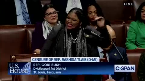 Cori Bush shows her mental illness when speaking about Rashida Talib