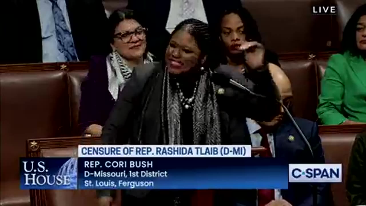 Cori Bush shows her mental illness when speaking about Rashida Talib