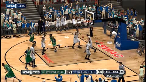 NBA 2K14 HBCU MOD No 8 Seed Mississippi Valley State vs No 1 Seed Jackson State Highlights