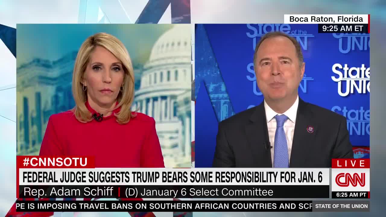 Schiff Says He's Concerned There Has Not Be An Investigation Into January 6th