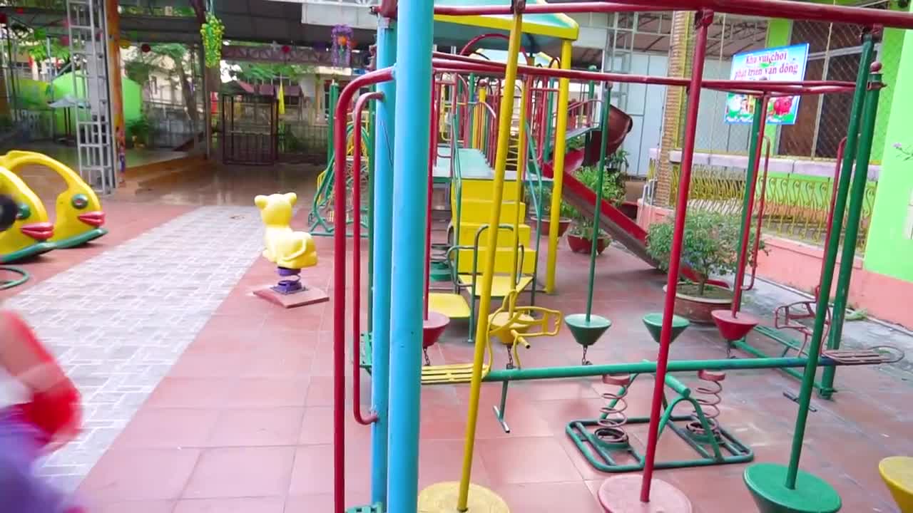 Indoor playground for kids pretend