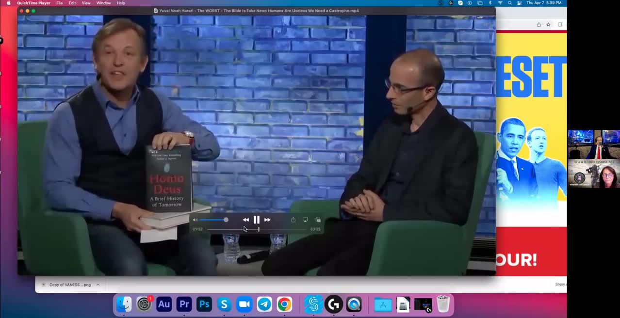 Clay Clark exposes Klaus Schwab's top advisor Sinister Yuval Noah Harari