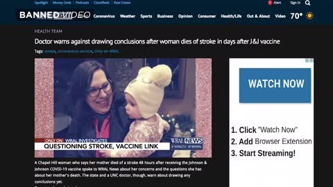 People Wake Up!!! Vaccine Doing Damage! Share!