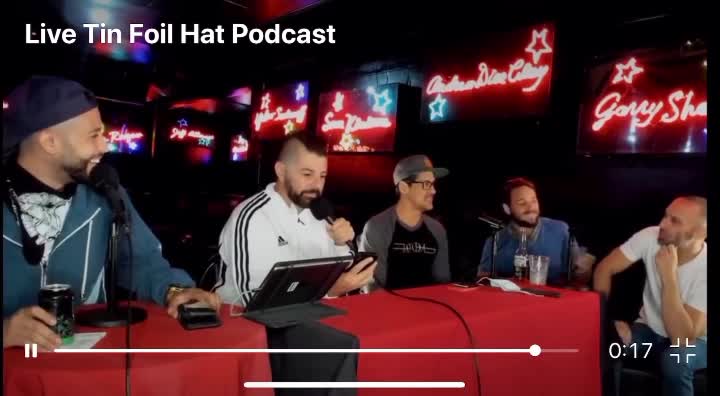 tinfoil hat podcast at the world famous comedy store