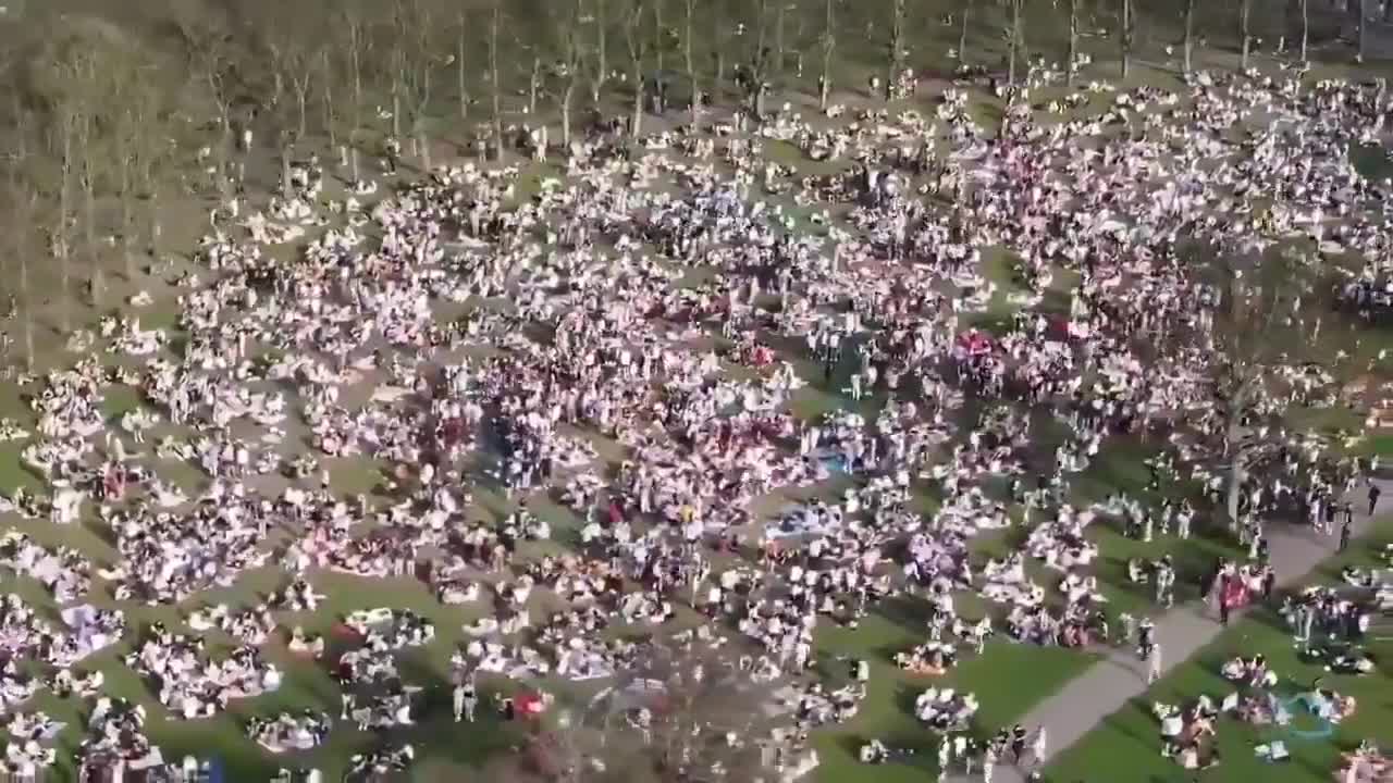 Manifestação em Leeds