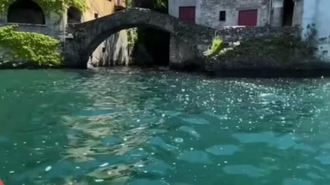 looks like somewhere in europe maybe italy. based on the boat i say venice :)