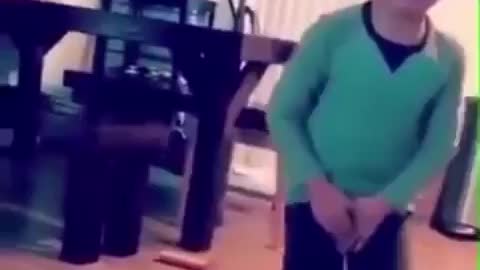 The little boy crash