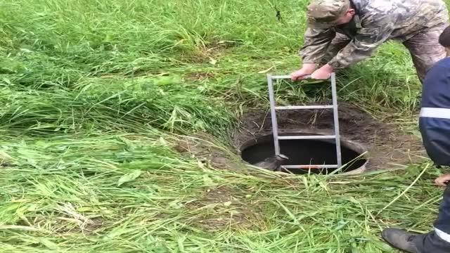 Rescuing a Fallen Hog from a Hole