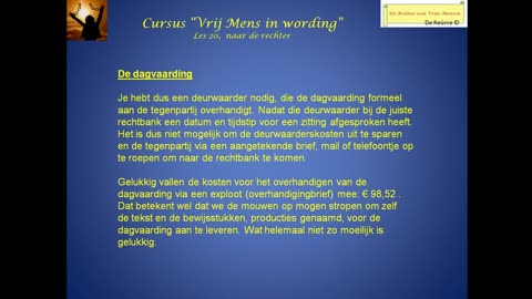Vrij Mens in Wording, video 20