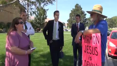 Mormonism challenged at their church