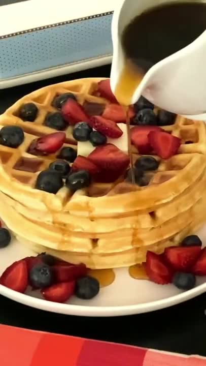 Shorts | Cookery | Belgian Waffles |