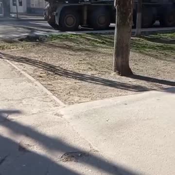 Multiple launch rocket systems "Smerch" of the RF Armed Forces in Kherson.