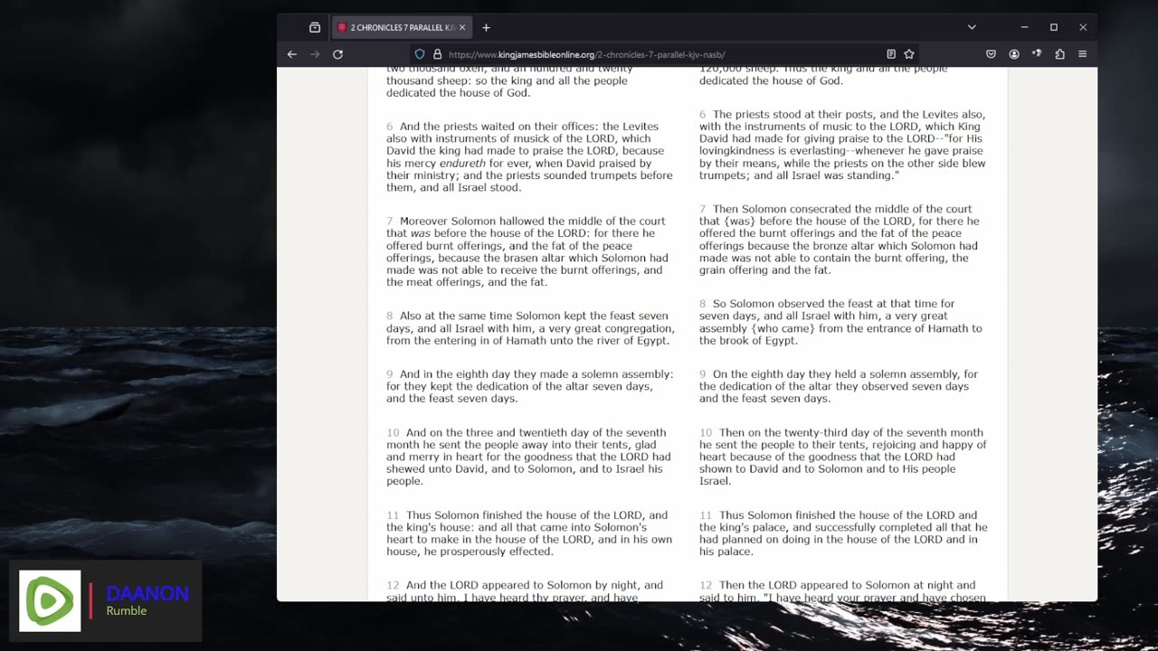 2 Chronicles 7-8