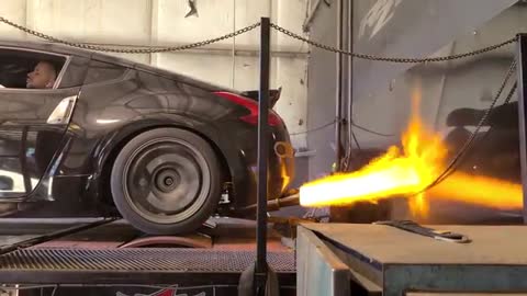 admin tuning 370z dyno run - flame map
