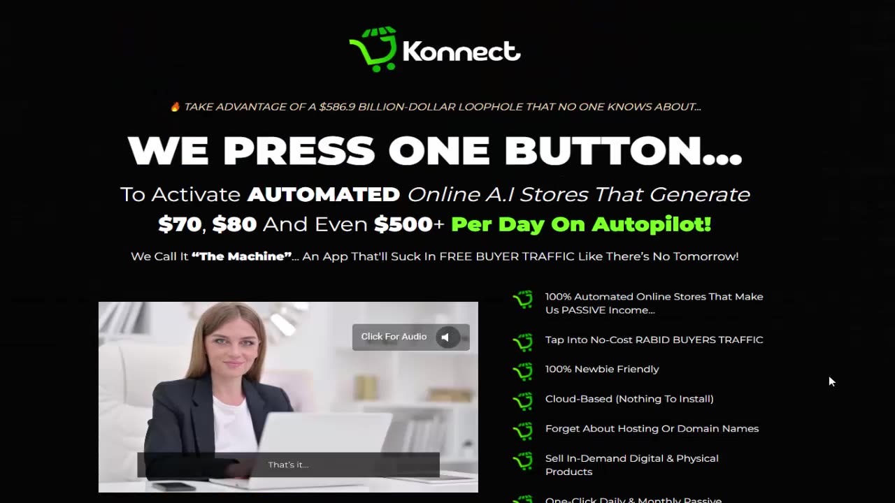 Konnect Review - Create Automated Online Stores & Traffic!