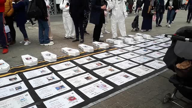 Les Masques Blancs Lyon Action Métro et Sitting Mort après Inject avec témoignage le 23 Avril 2022