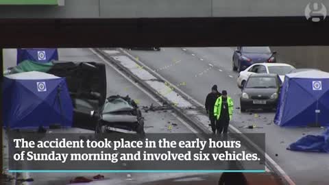 Aftermath of deadly multi-car collision in Birmingham