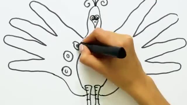 creativity of drawing by hand