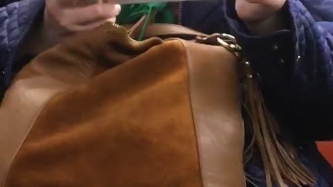 Girl reads a book titled thats what she said