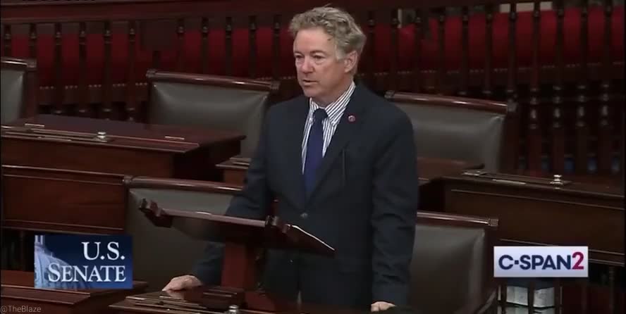 Rand Paul single handedly blocked quick passage of the 40 billion dollars going to Ukraine today.