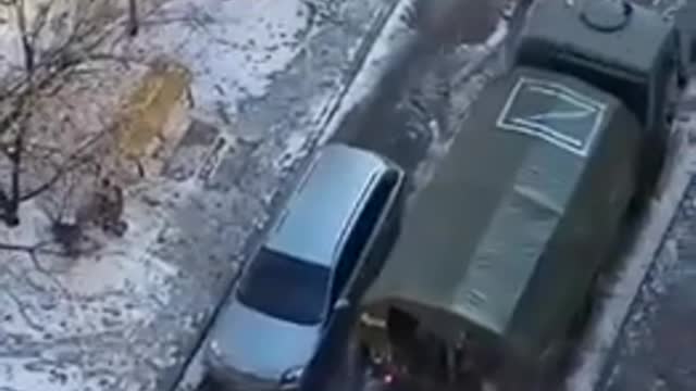 Kharkiv is run around the city by the equipment of the Russian occupier