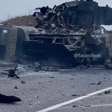 Ukraine War - Destroyed Ukrainian SAM 9K33 "Osa-AK" and GAZ-66