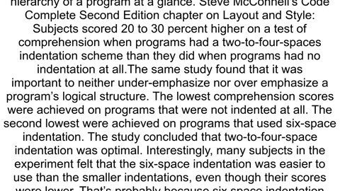 Why are 4 spaces used as the unit of indentation in Java