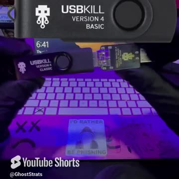 KILLER USB! ☠️⚡️💻 #cybersecurity #securitytechnology #hackingtools #shorts #viralshorts