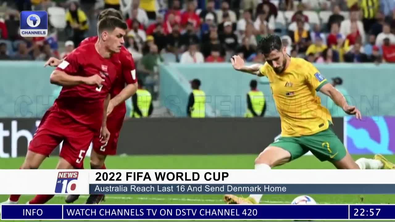 Australia Reach Last 16 And Send Denmark Home