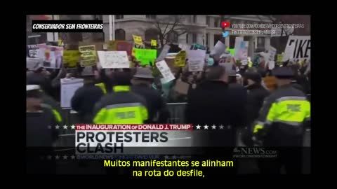 Vamos lembrar como foi o dia da posse de Trump