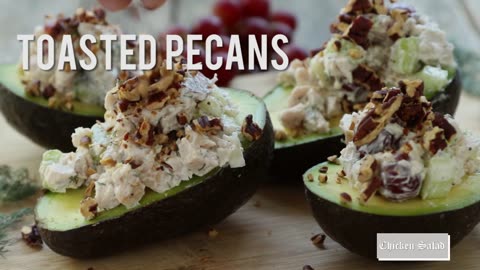 Stuffed Avocados with Chicken Salad