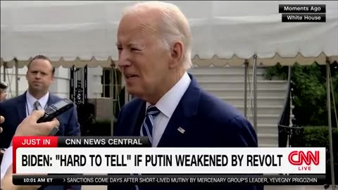 President @JoeBiden says Russian President Vladimir Putin "is clearly losing the war in Iraq"
