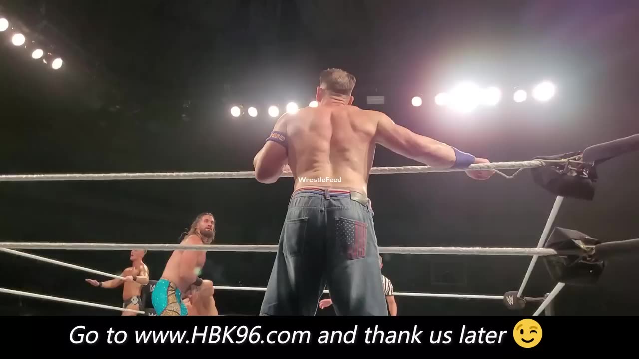 John Cena & Seth Rollins vs. Imperium - WWE Superstar Spectacle 2023 In India