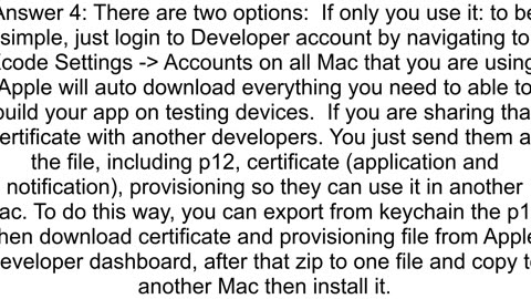 can I use my developer certificate on multiple Mac