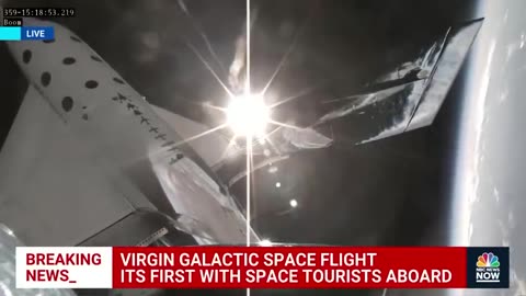 First Virgin Galactic civilian spaceflight reaches space