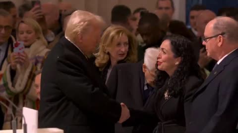 JUST IN: LEADERS FROM ALL OVER THE WORLD GET ON THEIR FEET TO GREET PRESIDENT TRUMP