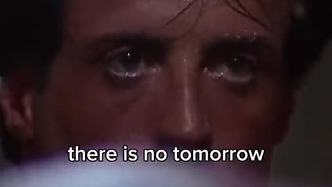 There is no tomorrow