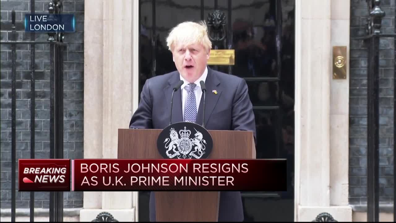 Full speech: Boris Johnson resigns as Prime Minister