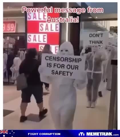 Silent Protest in Australia🎯🇦🇺