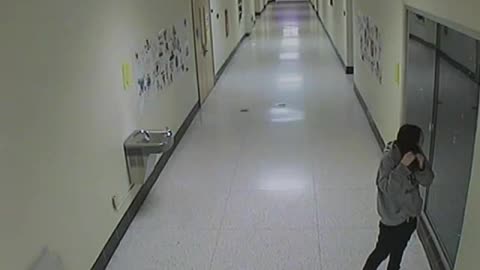 Ghost caught on schools security camera