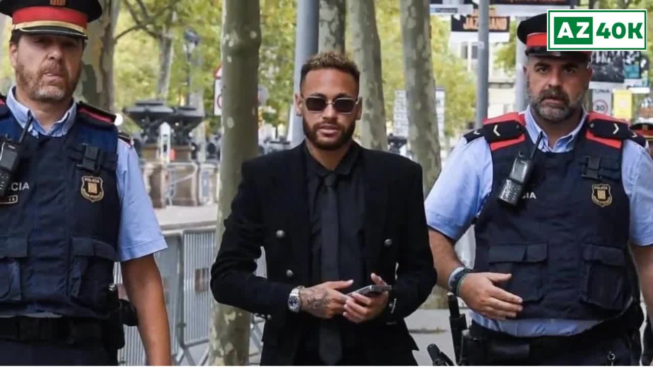 Neymar in Court Facing 5-year Jail Term & $195 Million Fine For Fraud & Corruption