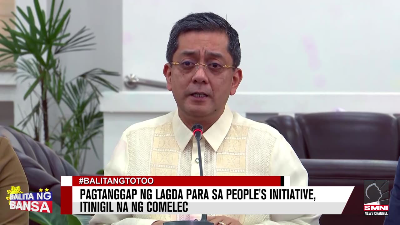 Pagtanggap ng lagda para sa People's Initiative, itinigil na ng COMELEC