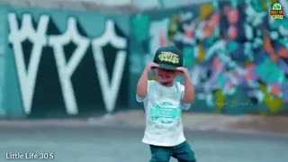 A cute baby doing very nice dance