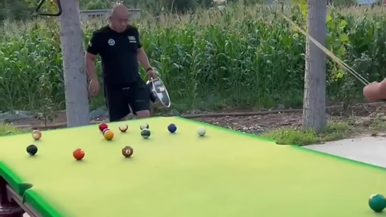 Funny Billiards million video