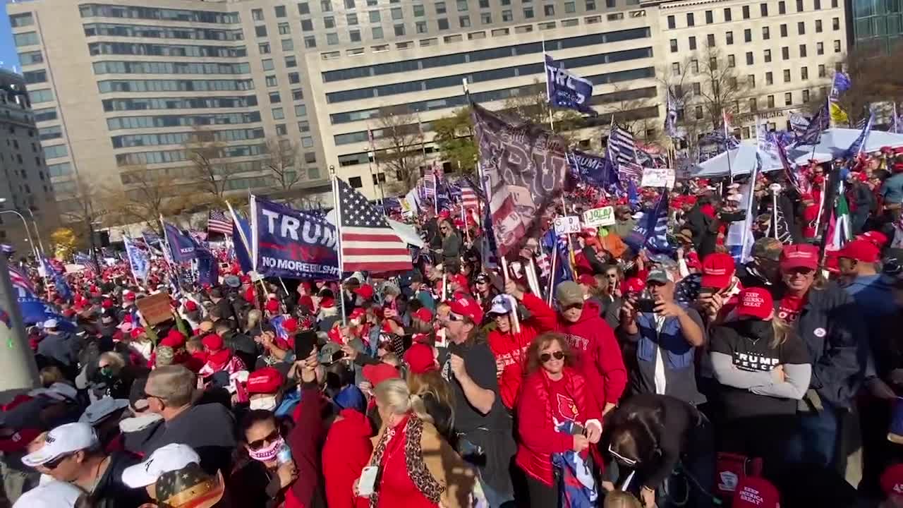 Must See Video! DC Police Estimate TRUMP March Topped 1 Mill