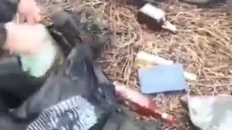 Ukrainian Combatants released a video of weapons & kits abandoned by Russian Forces.