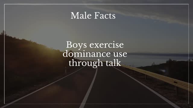 Male facts